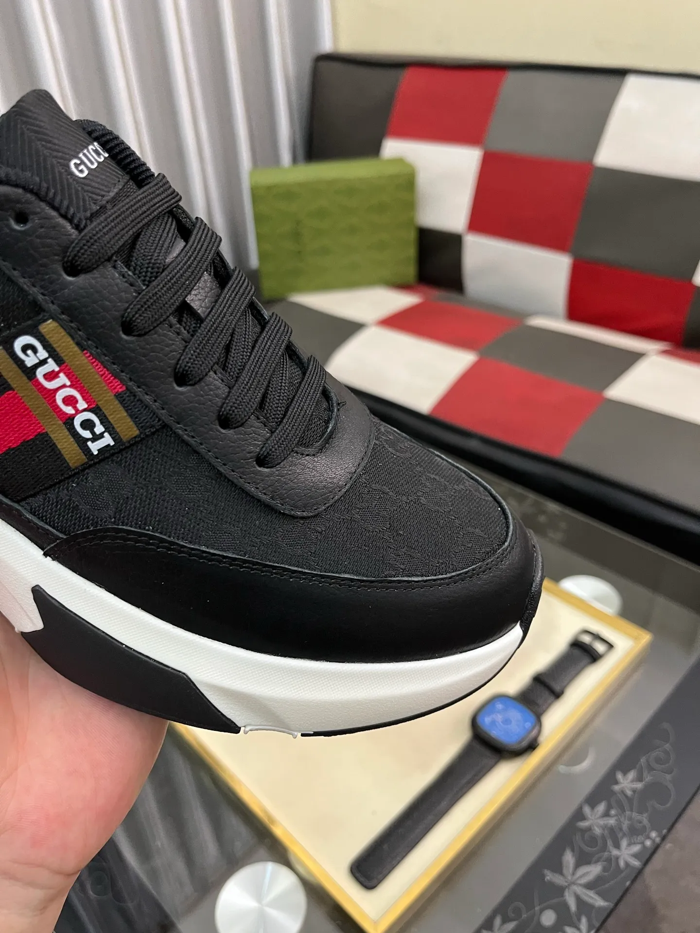 Men's Men's Shoes 💰458 ⌚️⌚️[GUCCI] Gucci men's casual shoes are absolutely popular 🔥The ultimate matching item for trendy men! The charm of super texture is irresistible, the main recommendation, the flower leather color is bright! The upper is made of high-quality brand printed fabric with cowhide, breathable leather lining and wear-resistant rubber sole, noble and elegant! Extremely comfortable🎁🎁You can be as handsome as you want💪 38-445⃣️colors available